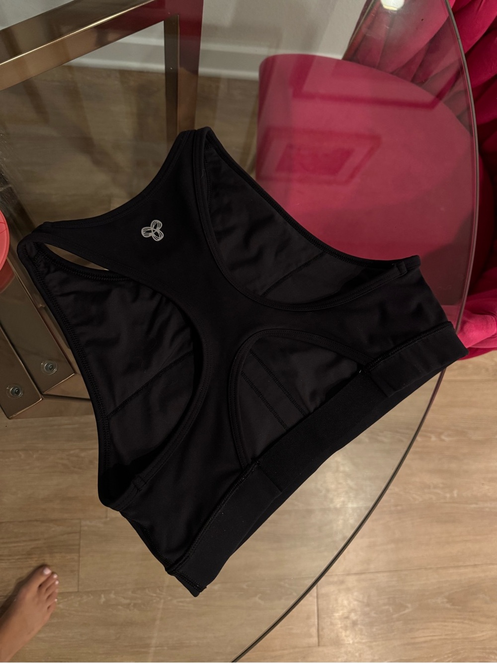 Aritzia Black High-Support Racerback Sports Bra